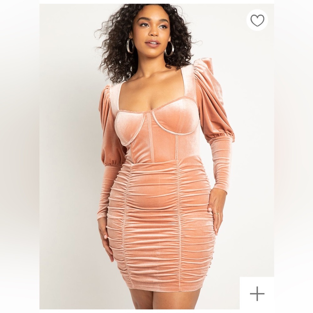 NWT Eloquii Velvet Dress